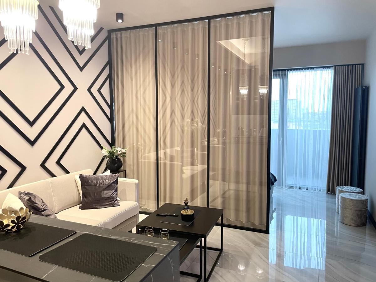 Apartament Elegance Hanza Tower ชเตชชิน ภายนอก รูปภาพ